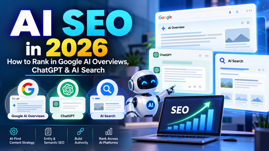 AI SEO in 2026 How to Rank in Google AI Overviews, ChatGPT & AI Search