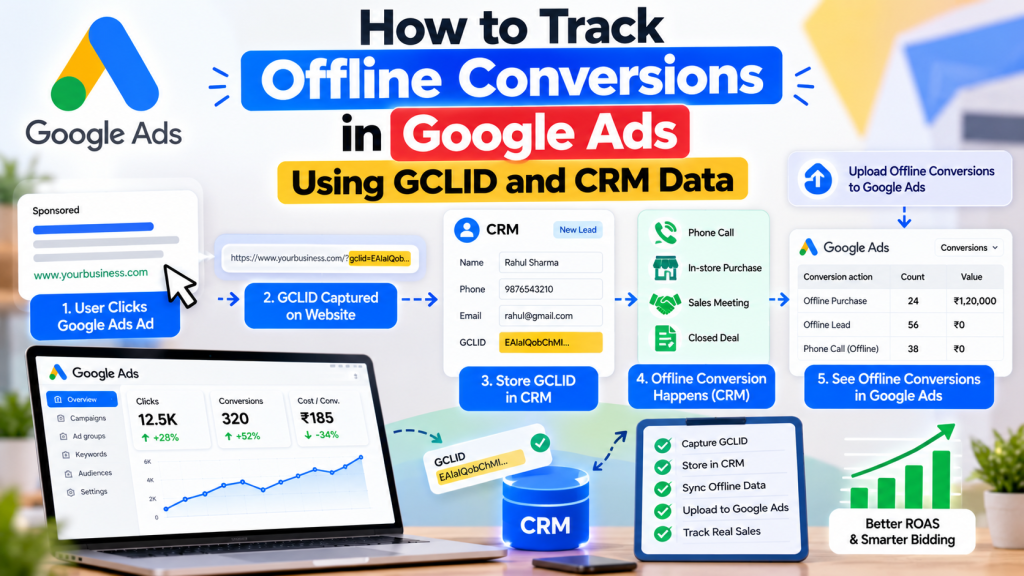 How to Track Offline Conversions in Google Ads Using GCLID