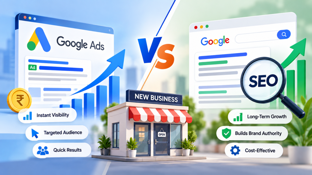 Google Ads vs SEO Which Is Better for a New Business