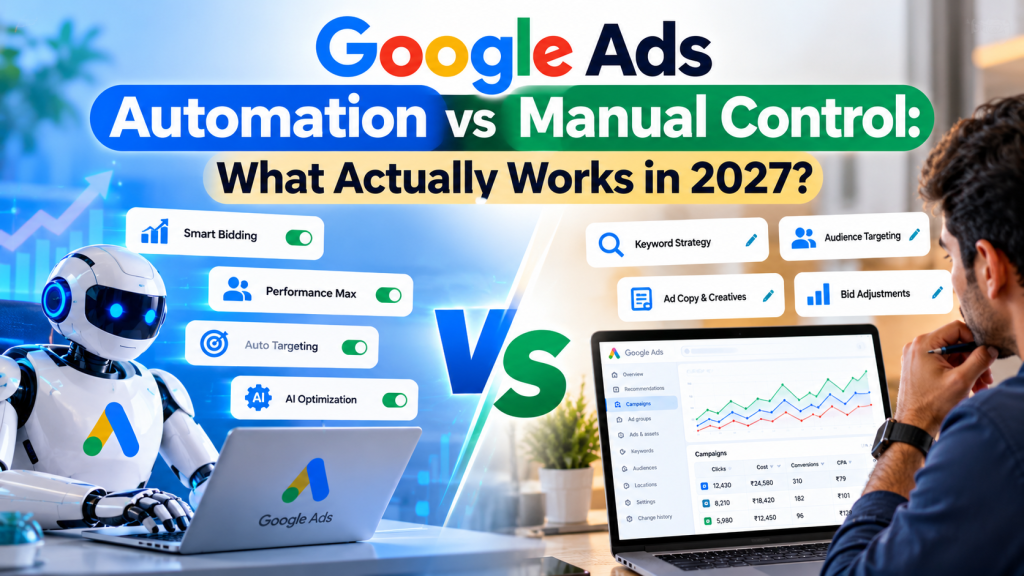 Google Ads Automation vs Manual Control: What Works in 2027?