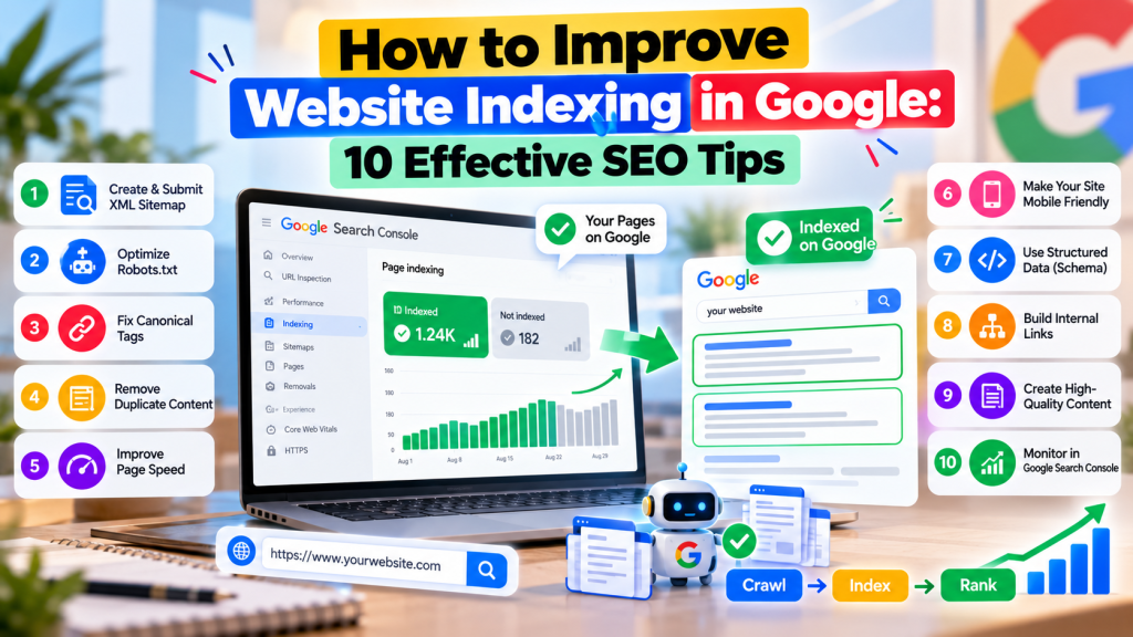 How to Improve Website Indexing in Google: 10 Effective SEO Tips